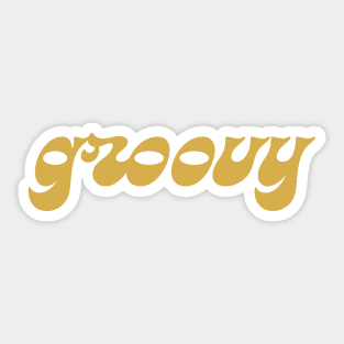 groovy font 3 Sticker